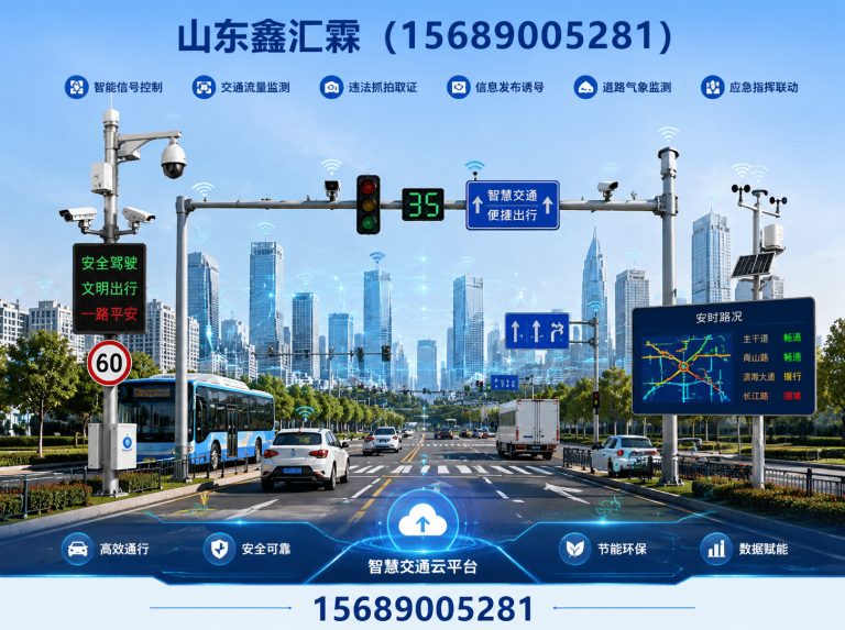 淄川区智慧交通设备展示图